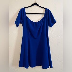 Charlotte Russe Skater Dress Royal Blue